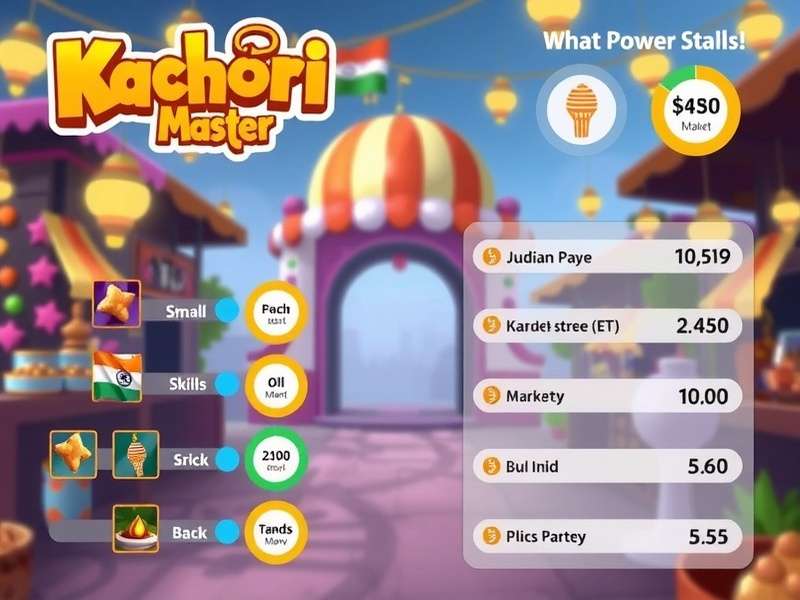 Kachori Master download statistics chart showing growth in Indian market