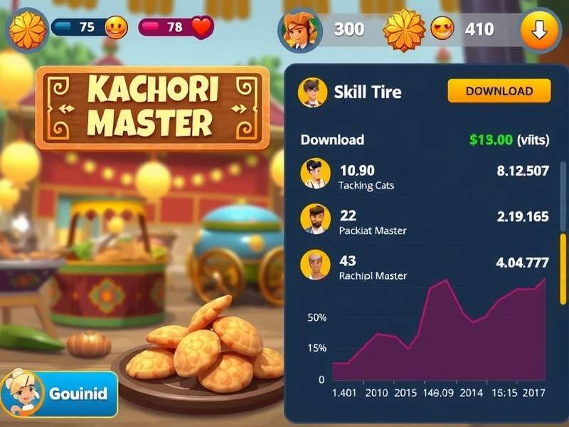 Kachori Master skill tree and progression system